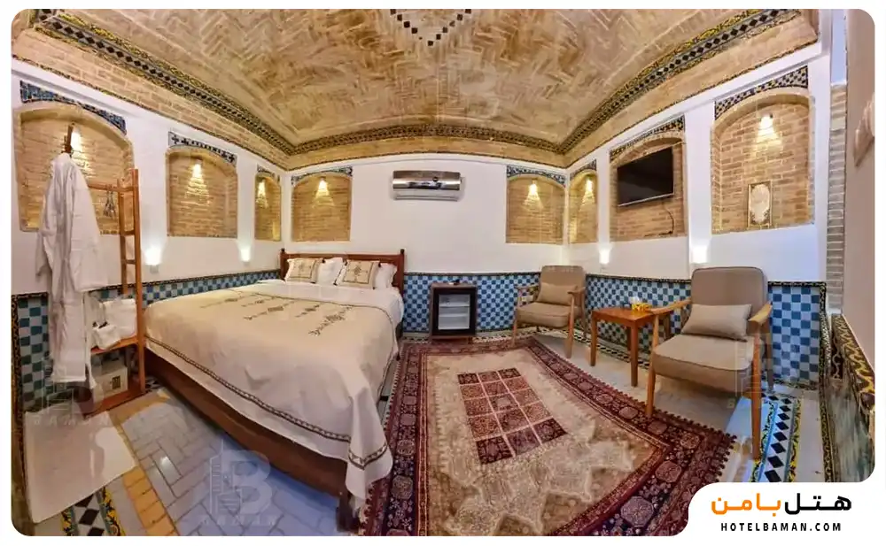 اتاق دو تخته دبل مهربانو (اقامت با صبحانه)